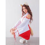 ふわもこ尻尾×ウエストリボンで魅せる。きつね巫女コスプレ ハロウィンコスプレ ガ… | my minette | 詳細画像4