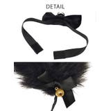 ドットシースルー×サイドカットレースアップブラックキャットガールコスチューム ハ… | my minette | 詳細画像8 