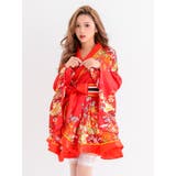 myMinette 花柄ミニ丈着物ドレス 花魁 | my minette | 詳細画像2 