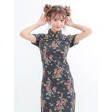 ドラゴンプリントサイドスリットミモレットチャイナドレスコスチューム ハロウィンコ… | my minette | 詳細画像2 