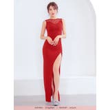 レーススパンコール×スリットタイトロングドレス セクシードレス キャバドレス | my minette | 詳細画像9 