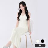 オフホワイト | myMinette キャバドレス ロングドレス | my minette