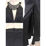 myMinette ブラックビジュー煌めくセクシータイトロングドレス マキシ丈 | my minette | 詳細画像7 