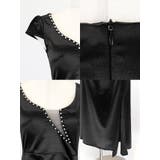 装飾付きVネックで華やか映え◎美脚魅せドレス セクシードレス 袖なし | my minette | 詳細画像8 