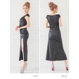 装飾付きVネックで華やか映え◎美脚魅せドレス セクシードレス 袖なし | my minette | 詳細画像6 