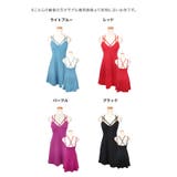 ストラッピーショルダーAラインフレアミニドレス セクシードレス 袖なし | my minette | 詳細画像6 