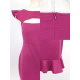 バストカット×フリルワンカラータイトミニドレス セクシードレス 袖なし | my minette | 詳細画像9 