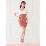 配色トップス×ハイウエストタイトミニドレス ガーリードレス エレガント | my minette | 詳細画像6 