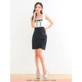 フリルバストリボンハイウエストラップミニドレス キャバドレス キャバ | my minette | 詳細画像9 