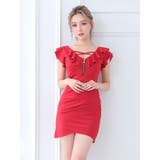 ハーフジップシンメトリーシルエットミニドレス セクシードレス タイトドレス | my minette | 詳細画像1