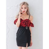 フラワー刺繍レースハイウエストミニドレス キャバドレス キャバ | my minette | 詳細画像3 