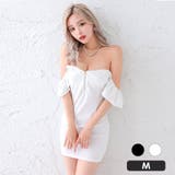 ホワイト | 2wayショルダーハーフジップタイトミニドレス セクシードレス フロントジッパー | my minette