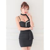 サイドドレープで映え!!色気と華やかさを両立するタイトミニドレス ガーリードレス | my minette | 詳細画像1 