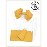 赤地×レトロ調向日葵柄浴衣3点セット 作り帯 下駄 | my minette | 詳細画像10