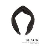 ハーフMIXツイストデザインカチューシャ ヘアアクセサリー ラメ織 | Retica | 詳細画像5 