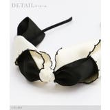 モノトーンリボンカチューシャ 韓国アクセ レトロアクセ | Retica | 詳細画像5 