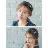 モチーフパーツ付きリボンカチューシャ 韓国アクセ レトロアクセ | Retica | 詳細画像4