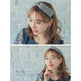 モチーフパーツ付きリボンカチューシャ 韓国アクセ レトロアクセ | Retica | 詳細画像5