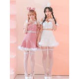 ファーショルダーセットアップAラインバニーガールコスチューム ハロウィンコスプレ… | my minette | 詳細画像5 