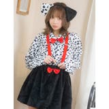 ダルメシアン柄×赤リボンのアニマルコスプレ5点セット ハロウィンコスプレ ガーリ… | my minette | 詳細画像5 