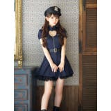 フロントジップAラインハートカットポリスコスチューム ハロウィンコスプレ | my minette | 詳細画像2