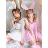 透けトップス×うさ耳のホワイトバニーコスチューム ハロウィンコスプレ ガーリーコ… | my minette | 詳細画像3 
