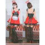 ふわもこスパンコールハートモチーフメイドコスチューム ハロウィンコスプレ セクシ… | my minette | 詳細画像7 