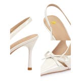 エナメルリボンバックストラップハイヒールパンプス ポインテッドトゥ パーティード… | Retica | 詳細画像5 