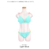 myMinette バイカラーネオン×コードデザイン三角ビキニ セクシースイムウ… | my minette | 詳細画像15 