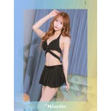 ウエストクロスホルターネック三角ビキニ ガーリースイムウェア リゾート水着 | my minette | 詳細画像7