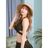ウエストクロスホルターネック三角ビキニ ガーリースイムウェア リゾート水着 | my minette | 詳細画像10
