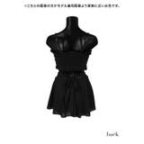 レースアップコードショルダーフリルキュロットセットアップビキニ ガーリースイムウ… | my minette | 詳細画像8 