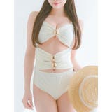 フロントカットアウト×ゴールドモノキニ セクシースイムウェア リゾート水着 | my minette | 詳細画像6