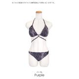 myMinette パイソン柄クロスデザイン三角ビキニ セクシースイムウェア | my minette | 詳細画像9 
