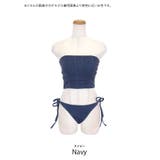 ストレッチデニムチューブトップビキニ セクシースイムウェア スポーティー水着 | my minette | 詳細画像9 