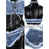 ダメージデニムレースアップビキニ エロかわスイムウェア セクシー水着 | my minette | 詳細画像8 