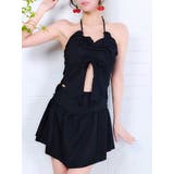 myMinette シャーリングトップス＆フレアスカート付きビキニ2点セット ガ… | my minette | 詳細画像7 