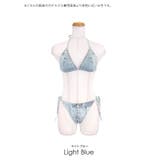 myMinette デニムデザインホルターネック三角ビキニ レディース水着 | my minette | 詳細画像9 