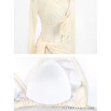 メッシュアウター付きワンカラー三角ビキニセット セクシースイムウェア 水着セット | my minette | 詳細画像14 