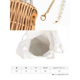 パールハンドルチェーンショルダー付き巾着かごバッグ 水着バッグ スイムウェア小物 | my minette | 詳細画像8 