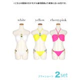 ビジューチェーンホルターネックバンドゥビキニ セクシースイムウェア リゾート水着 | my minette | 詳細画像21