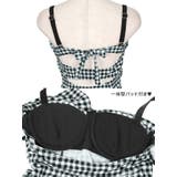 リボンモチーフチェックAラインチュニックセットアップビキニ ガーリースイムウェア… | my minette | 詳細画像8 