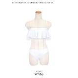 フリルドットチュール×バックレースアップモノキニ ガーリースイムウェア 水着 | my minette | 詳細画像21