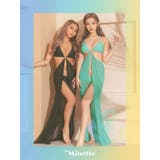 パレオ付きチェーンライン三角ビキニ セクシースイムウェア リゾート水着 | my minette | 詳細画像8 