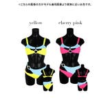 ビビットカラーカットアウトビキニ セクシースイムウェア 派手水着 | my minette | 詳細画像6