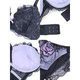 ポイントリボンフラワー刺繍レースブラ&ショーツセット セクシーランジェリー | Retica | 詳細画像7
