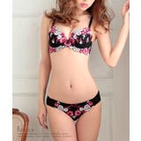 フラワーモチーフ刺繍×リボンブラ&ショーツセット ガーリーランジェリー 勝負下着 | Retica | 詳細画像7