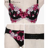 フラワーモチーフ刺繍×リボンブラ&ショーツセット ガーリーランジェリー 勝負下着 | Retica | 詳細画像9