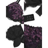 刺繍レース ブラ＆ショーツセット セクシーランジェリー | Retica | 詳細画像7 