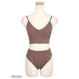 リブ編みノンワイヤーブラ&ショーツセット 勝負下着 ブラトップ | Retica | 詳細画像5